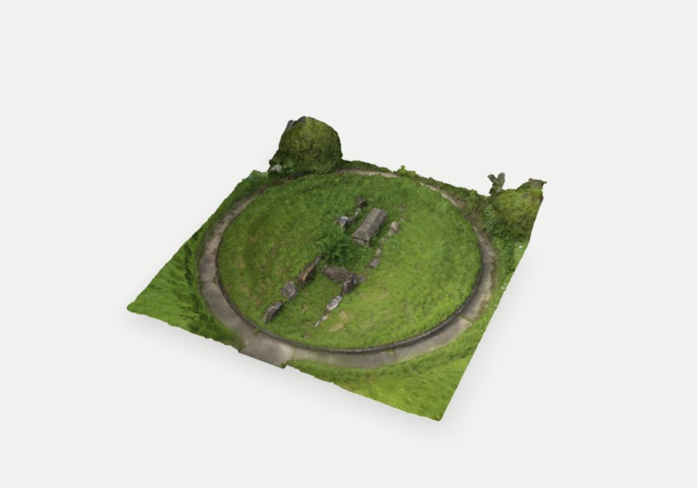 岩塚古墳の3D記録
